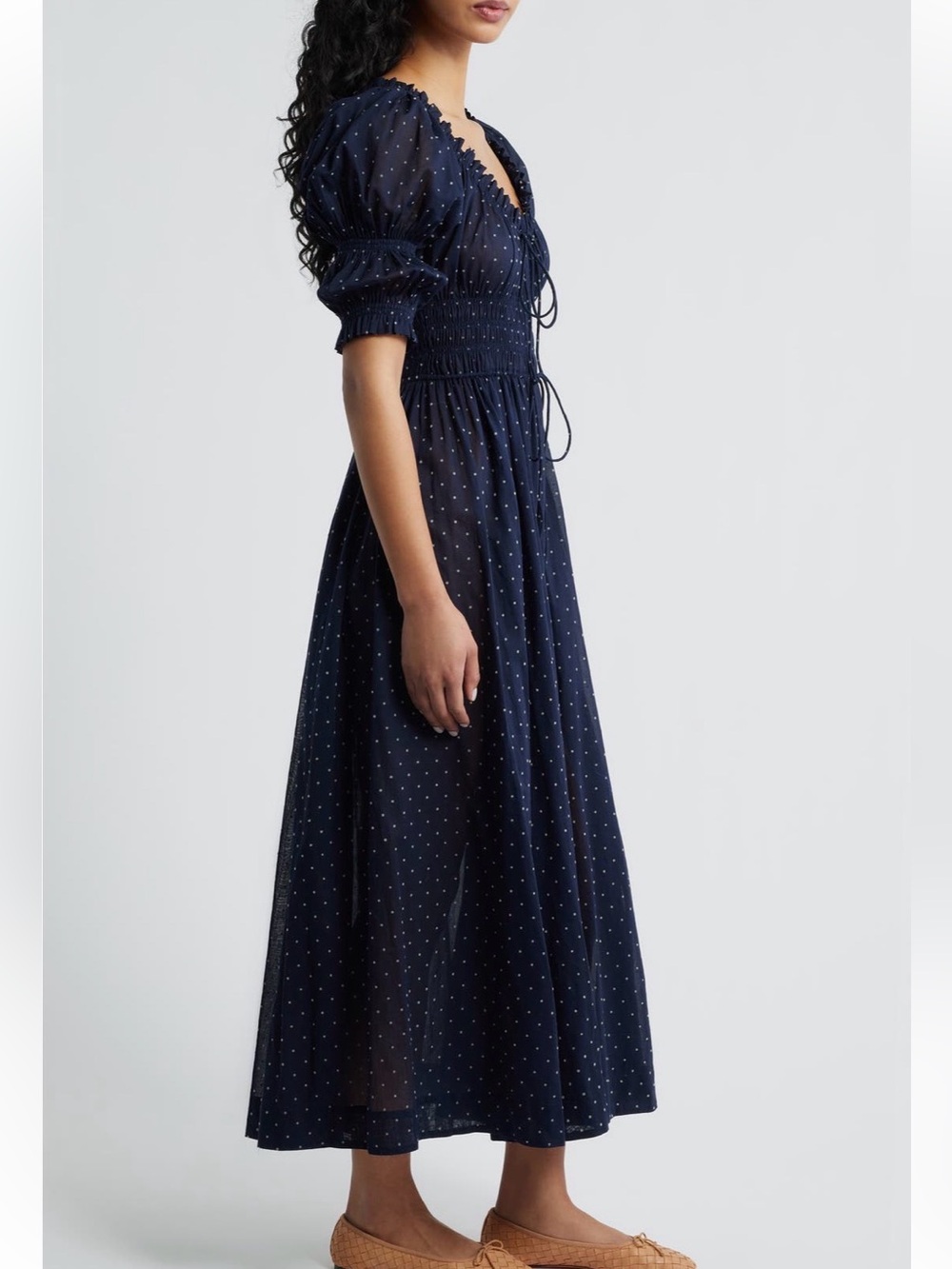 Doen Ischia Organic Cotton Midi Dress - Picture 3 of 8